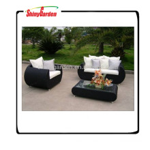 синтетический ротанг садовая мебель,открытый ротанга роскошный диваны ,мебель 3шт пластик тканые ротанга